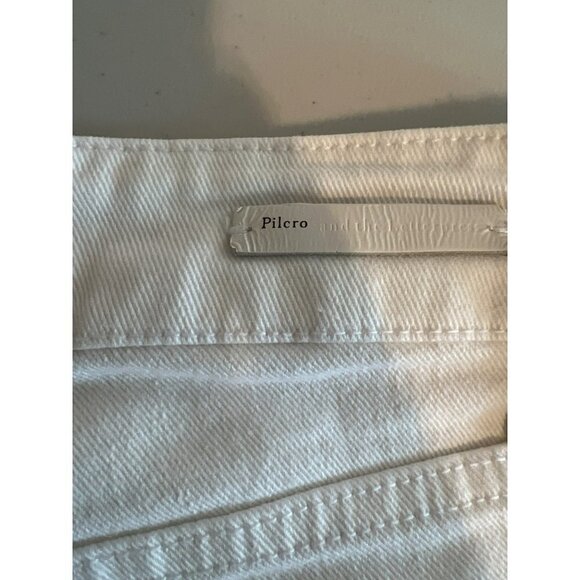 Women Pilcro and the Letterpress Slim Boyfriend Sz 28 Jean Shorts With Distressi - Picture 9 of 9